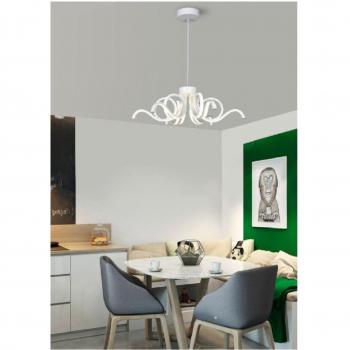 Sofisticato Lampadario Curva 50W LED B17 Luce Naturale Bianco