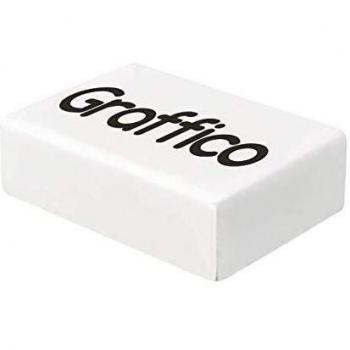 Graffico Plastic Eraser White Pack of 45
