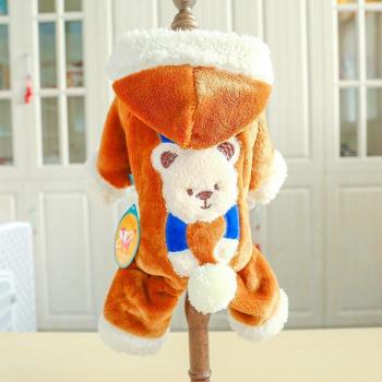 Ropa cálida para perros pequeños de otoño e invierno