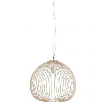Lampe Suspendue Rilana Bleu Métallique