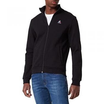 Giacca Sportiva Zippata Le Coq Sportif Essentiels N°4 Uomo Nero XS