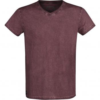 Bordeaux T-Shirt für Männer Heavy Soul von RED by EMP