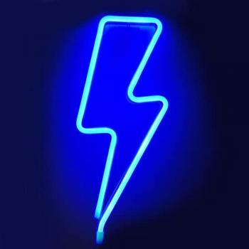 Insegna Neon Fulmine Colording per Eventi