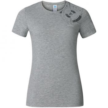 Blusa Deportiva Odlo Gris de Manga Corta