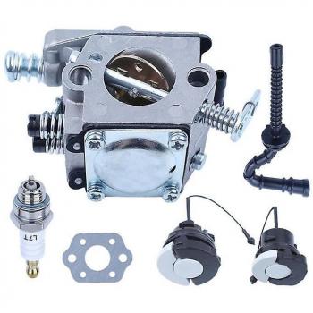 Pack carburateur Stihl MS250 MS230 MS210 avec bougie et bouchon