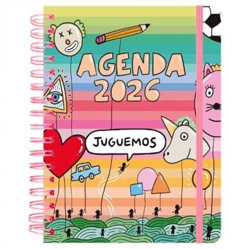 Agenda Anual 2026 Tantanfan A5 72 Kilos Semana Vista
