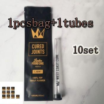 Sacs pour joints d'étanchéité avec tubes en plastique pré-roulés