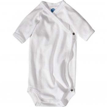 SANETTA Baby Wickelbody 1/4 Arm weiß