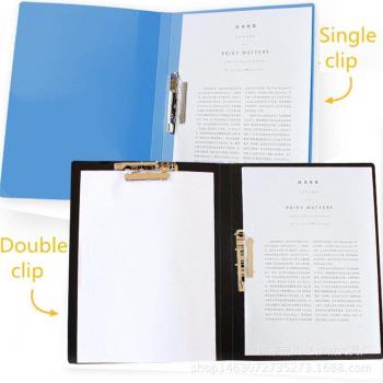 Single-Double Clip A4 Diary Folder