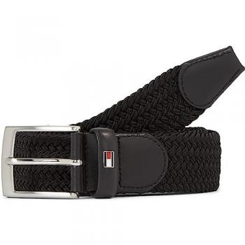 Ceinture New Adan Tressée 3,5 cm – Noir 95 cm (Homme)