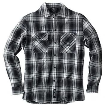 Camisa Riser West Coast Choppers Blanco-Gris