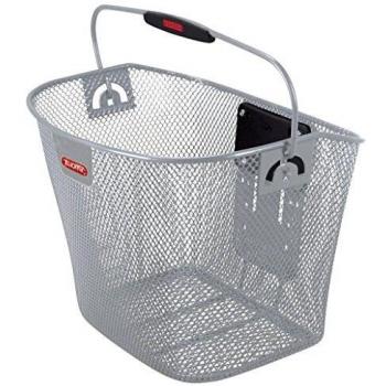 Klickfix Silver Narrow Mesh Bike Basket