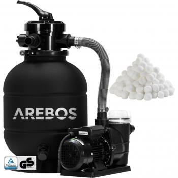 AREBOS Sand Filter System with Pump 10,200 L
