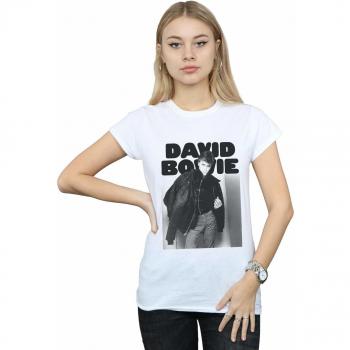 Aladdin Sane Women's Jacket Photograph T-Shirt White Large