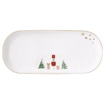 Coffret plat à cake 34×15 cm – Let It Snow – Pozzi Milano Spa
