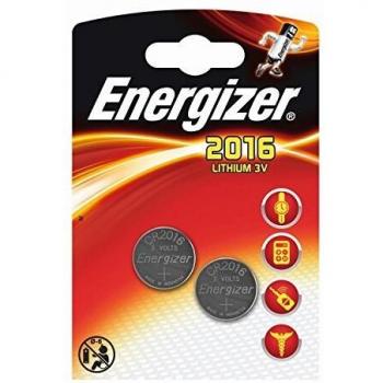 Energizer CR2016 Coin Lithium Battery Pack of 2