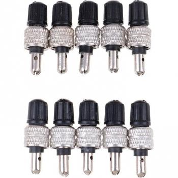 10Pcs Nickel Plated Brass MTB Valve Cores