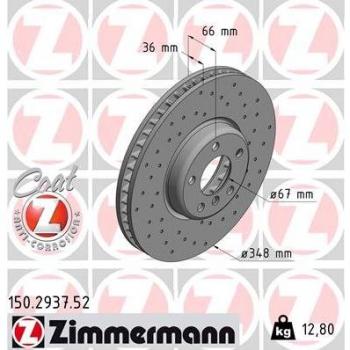 Bremsscheibe für BMW und TOYOTA 150.2937.52