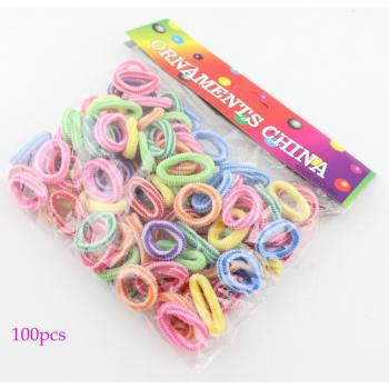 Elastiques colorés pour coiffure enfant