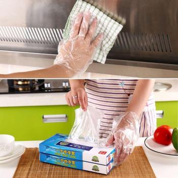 Kit Nettoyage Restaurant – Gants en Polyéthylène 100 pcs