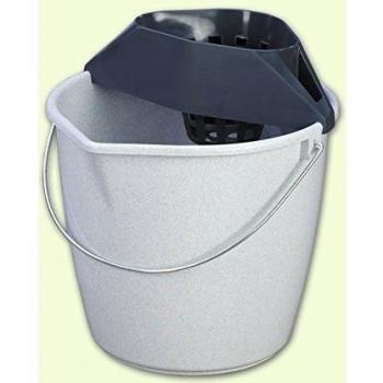 Cubo de Limpieza con Escurridor Integrado, Capacidad 12L, Color Azul