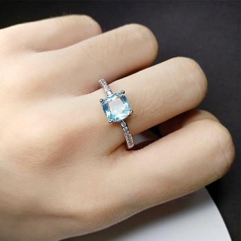Inel cu diamante Moissanite cu griffe No. 10