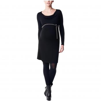 Long‑Sleeved Black Maternity Dress – Noppies – Size 8