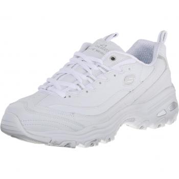 Skechers D'lites Fresh Start 11931-wsl Sneaker, Weiß Silberfarben, 41 EU