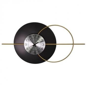 Orologio Metallo Nero Oro 86,4x6,4x45,1