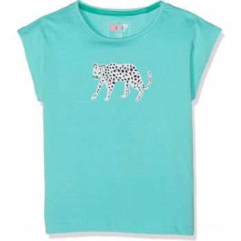 NOP Mädchen T-Shirt G Tee ss Banning, Grün (Aqua Sky P200)