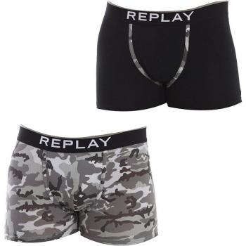 Replay Men's Dual Colour Boxer Shorts