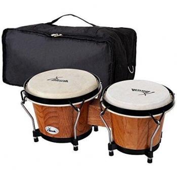 Set de bongos avec peaux naturelles