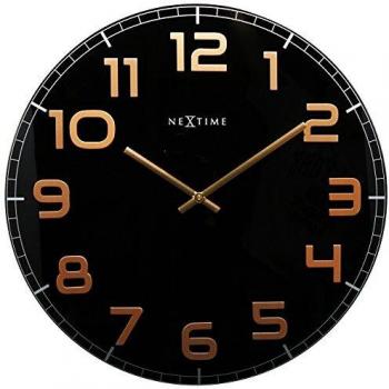 NeXtime Zeitkugeln – 50 cm Rund-Glas Uhrenmodell