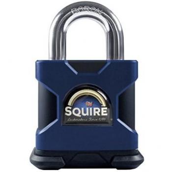 Henry Squire Stronghold 6 Pin Open Shackle Steel Padlock, 50 mm