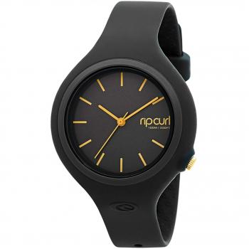 Rip Curl Women's Aqua Surf Watch, Black with Gold Detailing