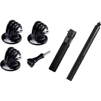 1.1M Rotating Invisible Selfie Stick & Tripod Adapter for GoPro Hero 6, Hero 5, Hero 5 Session, Hero 4