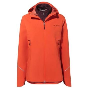 Donna Giacca Vaude Yaras 3‑in‑1 Rosso Brillio