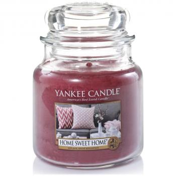 Yankee Candle 75 Stunden Brenndauer Duftkerze im Glas (Home Sweet Home)