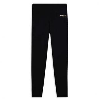 Leggings donna Large nero con fascia logata Freddy
