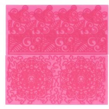 FMM Filigreed Sugar Mat Imprint Set