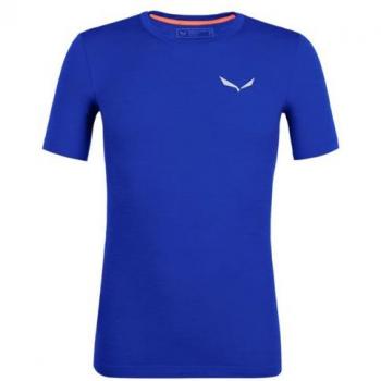 Salewa Zebru Fresh Merino Responsive T-Shirt Herren Blau (Größe 50)
