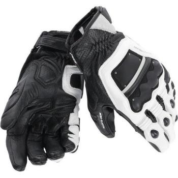 Guante EVO de 4T para MTB Motocross Cuero Negro y Blanco