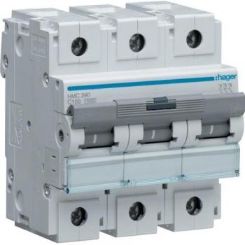 Disjoncteur 3P HMC 100A 15kA C-4.5 modules