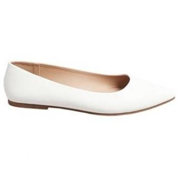 Yours Curve Weiße Pumps mit breiter Passform