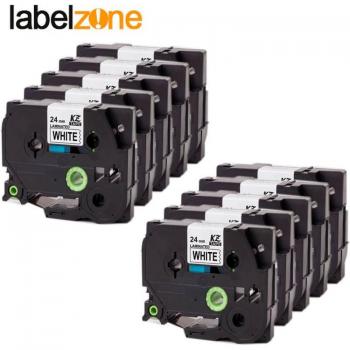 Cinta Compatible Tze-251 10 Piezas para Impresoras Brother