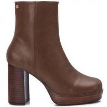 XTI 142152 Botines de mujer taupe en piel vegana