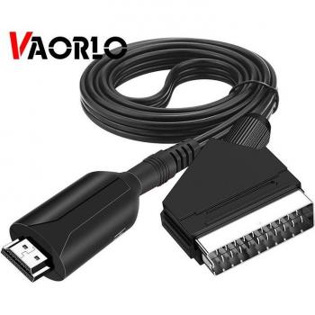 VAORLO Convertidor de HDMI a SCART para HDTV