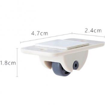 Roulettes Fixes pour Boîtes de Rangement