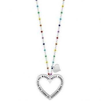 Kidult 751013 – Collier en acier 316L, Les mots les plus beaux du monde