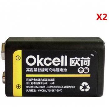Batería Portátil OKCELL 9V 800mAh Micro USB